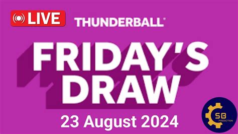 latest thunderball results|Thunderball Results 23rd August 2024 .